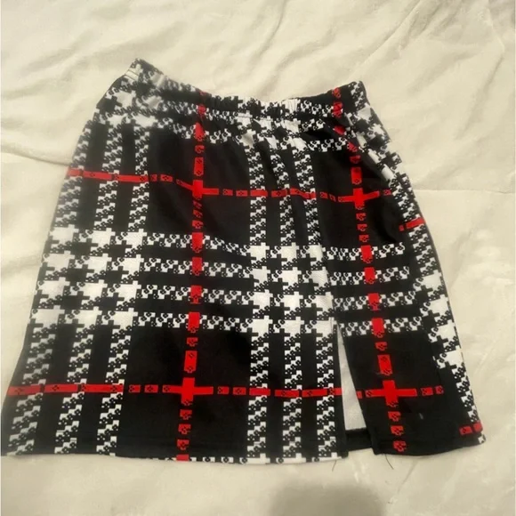 Plaid Skirt With Slit from Shein - Size Small - Picture 1 of 2